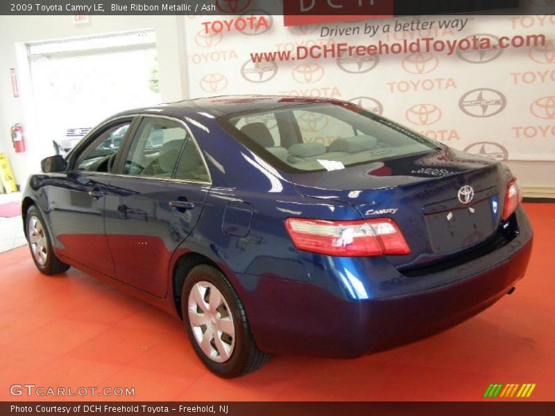 Blue Ribbon Metallic / Ash 2009 Toyota Camry LE