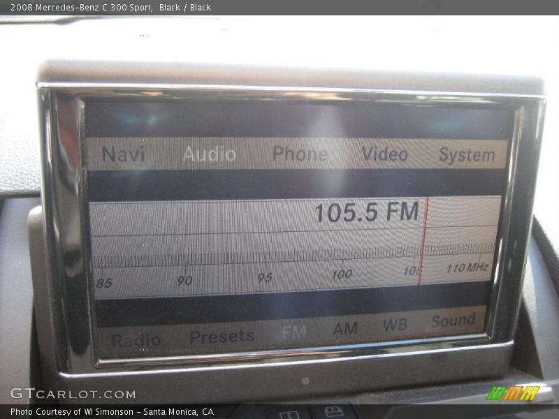 Black / Black 2008 Mercedes-Benz C 300 Sport