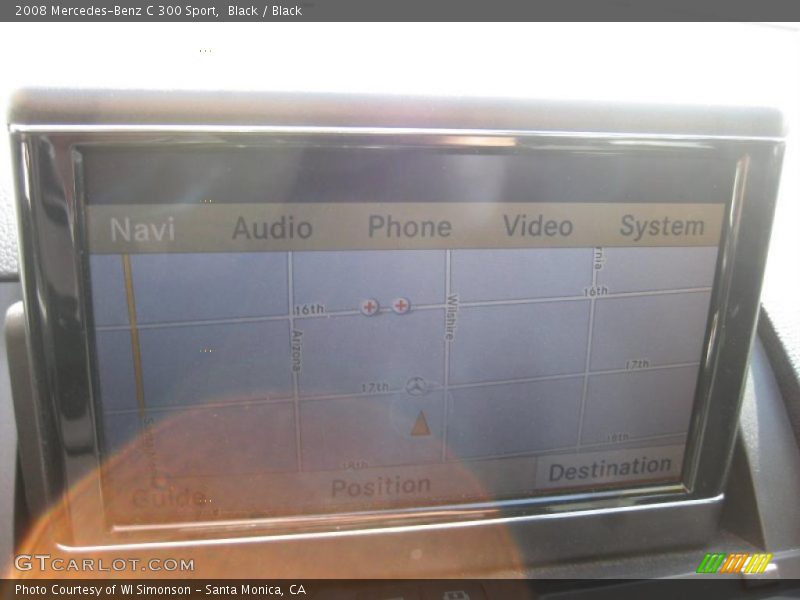 Black / Black 2008 Mercedes-Benz C 300 Sport