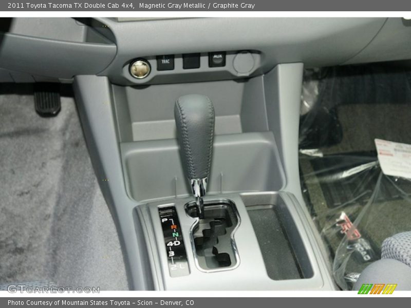 Magnetic Gray Metallic / Graphite Gray 2011 Toyota Tacoma TX Double Cab 4x4