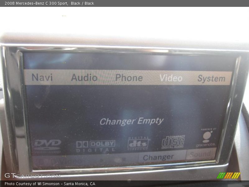 Black / Black 2008 Mercedes-Benz C 300 Sport