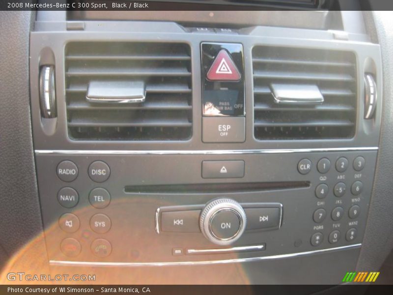 Black / Black 2008 Mercedes-Benz C 300 Sport