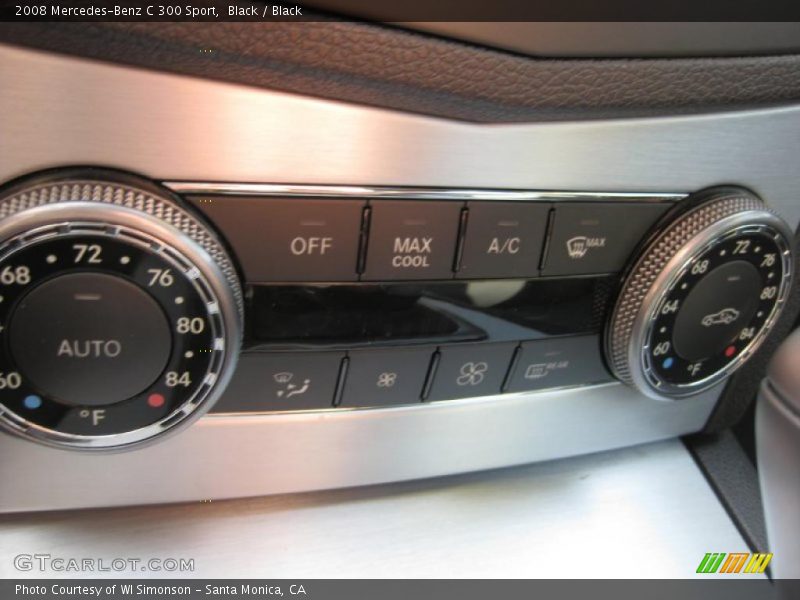 Black / Black 2008 Mercedes-Benz C 300 Sport