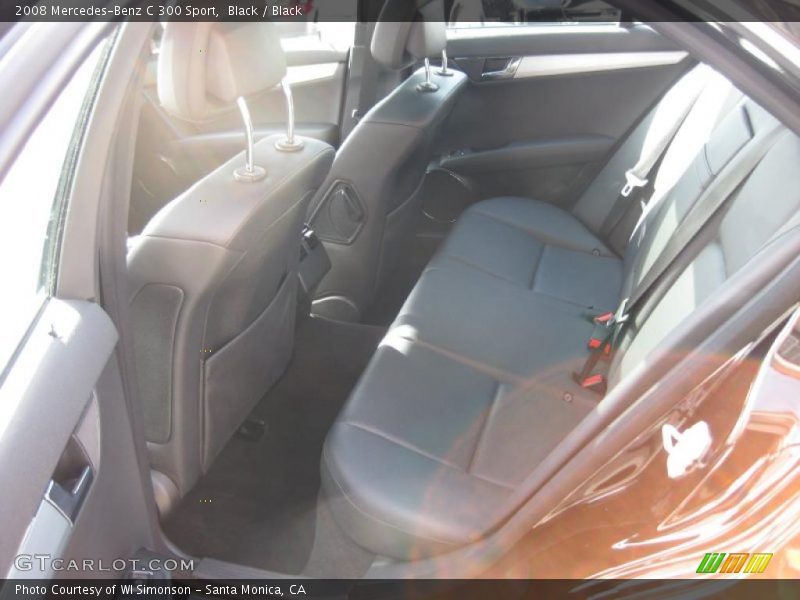 Black / Black 2008 Mercedes-Benz C 300 Sport