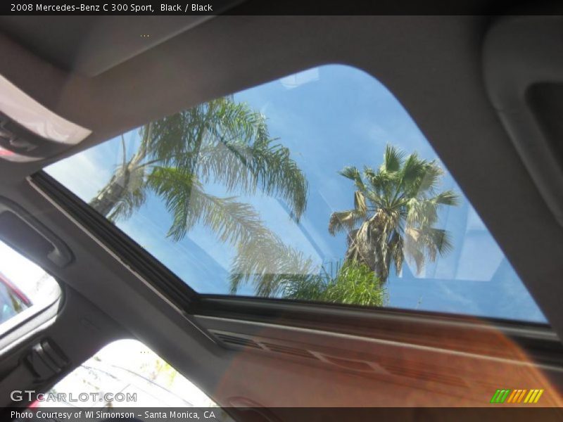 Black / Black 2008 Mercedes-Benz C 300 Sport