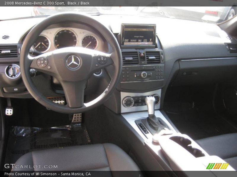 Black / Black 2008 Mercedes-Benz C 300 Sport