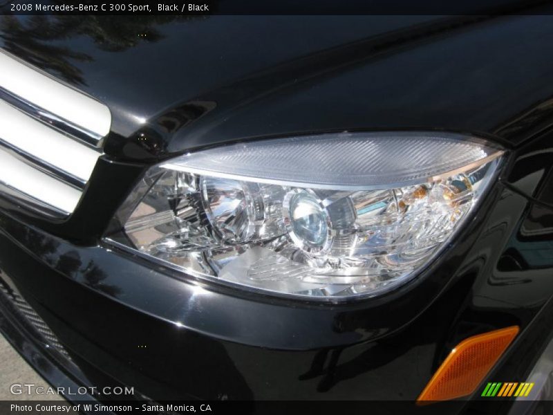 Black / Black 2008 Mercedes-Benz C 300 Sport