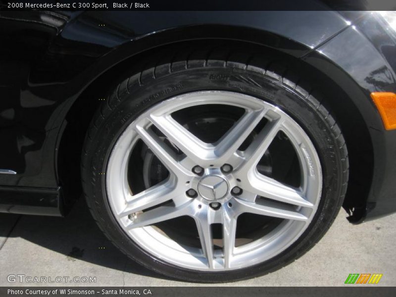 Black / Black 2008 Mercedes-Benz C 300 Sport