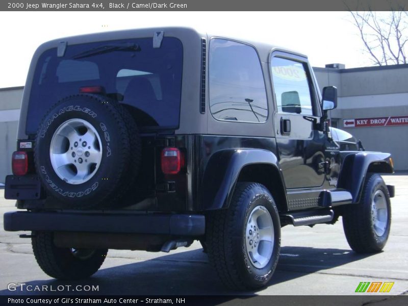 Black / Camel/Dark Green 2000 Jeep Wrangler Sahara 4x4