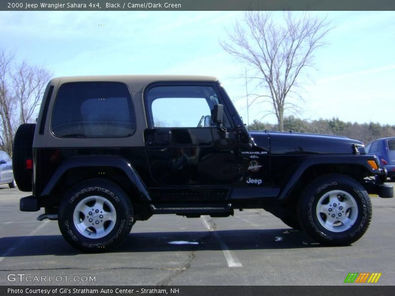 Black / Camel/Dark Green 2000 Jeep Wrangler Sahara 4x4