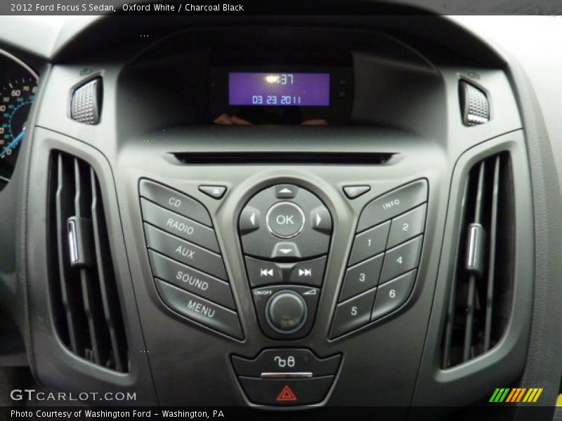Controls of 2012 Focus S Sedan