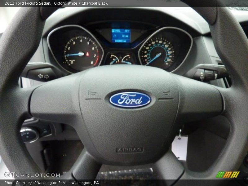  2012 Focus S Sedan Steering Wheel