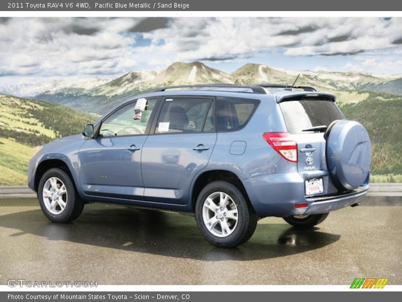 Pacific Blue Metallic / Sand Beige 2011 Toyota RAV4 V6 4WD
