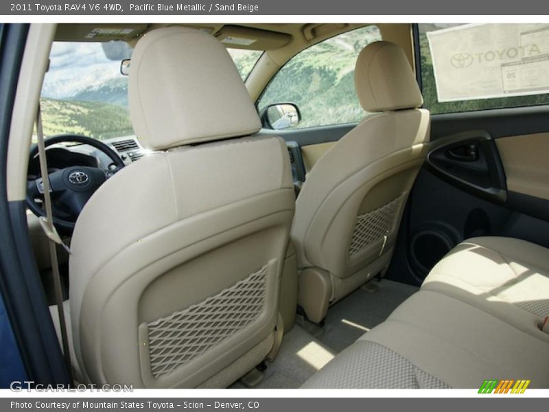 Pacific Blue Metallic / Sand Beige 2011 Toyota RAV4 V6 4WD