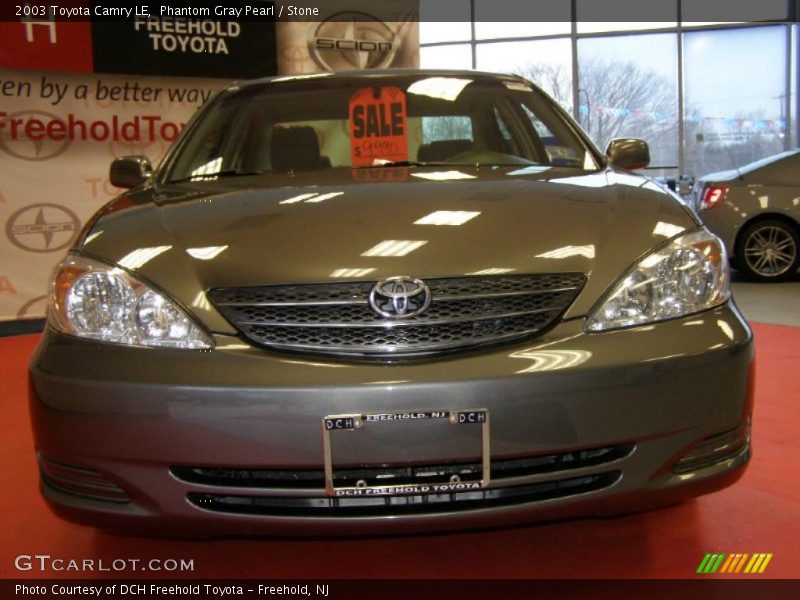 Phantom Gray Pearl / Stone 2003 Toyota Camry LE