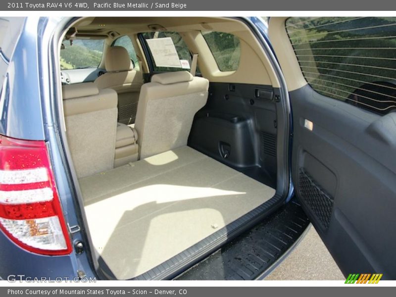 Pacific Blue Metallic / Sand Beige 2011 Toyota RAV4 V6 4WD