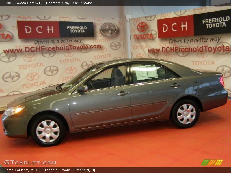 Phantom Gray Pearl / Stone 2003 Toyota Camry LE