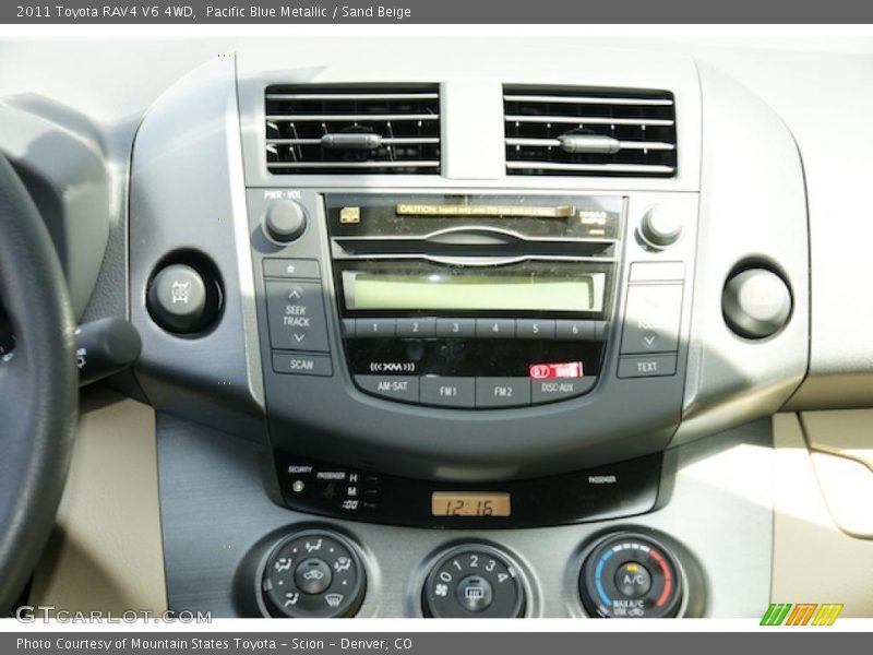 Pacific Blue Metallic / Sand Beige 2011 Toyota RAV4 V6 4WD