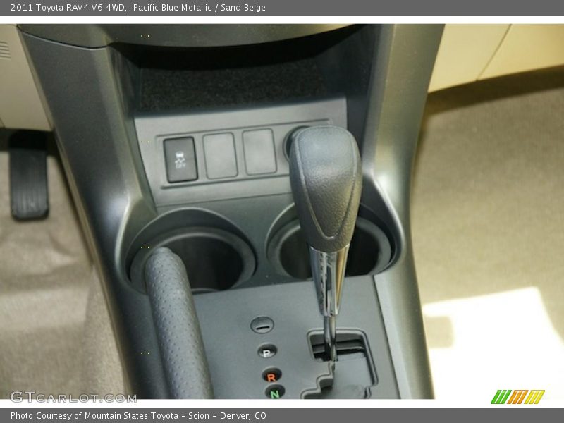Pacific Blue Metallic / Sand Beige 2011 Toyota RAV4 V6 4WD