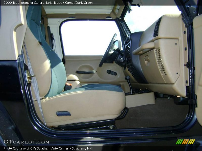 Black / Camel/Dark Green 2000 Jeep Wrangler Sahara 4x4