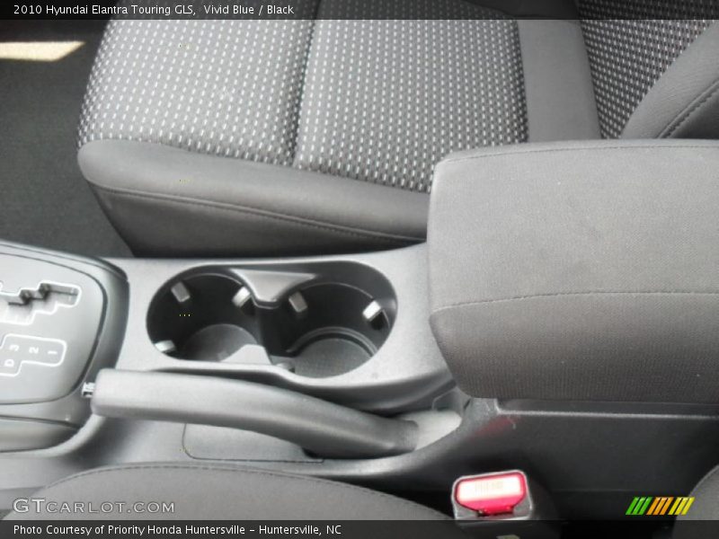 Vivid Blue / Black 2010 Hyundai Elantra Touring GLS
