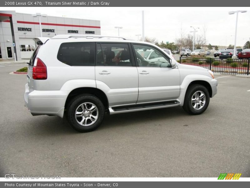 Titanium Silver Metallic / Dark Gray 2008 Lexus GX 470