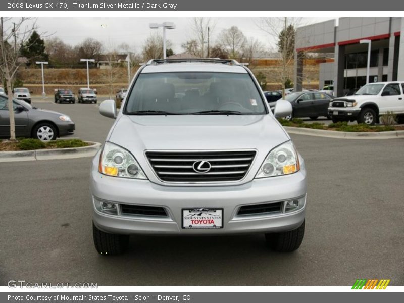 Titanium Silver Metallic / Dark Gray 2008 Lexus GX 470