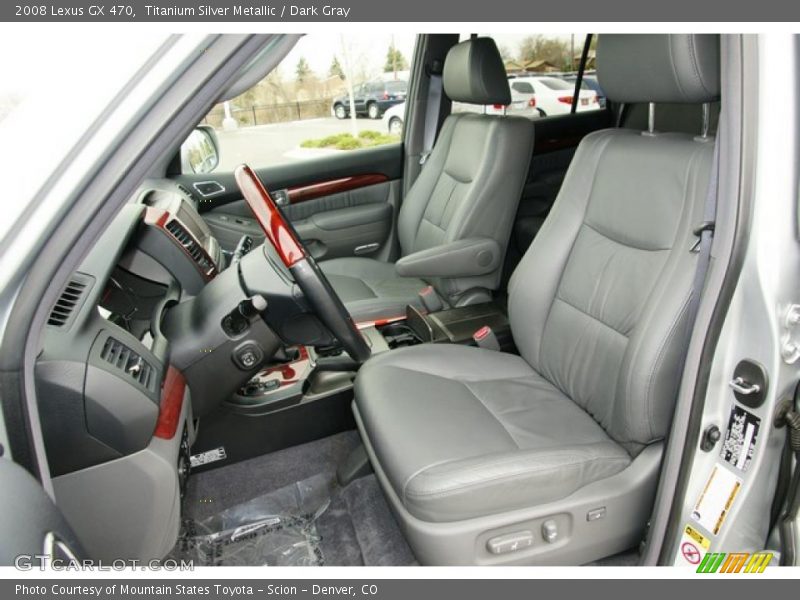Titanium Silver Metallic / Dark Gray 2008 Lexus GX 470
