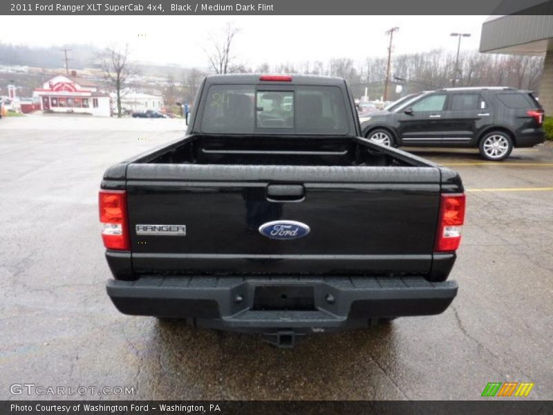 Black / Medium Dark Flint 2011 Ford Ranger XLT SuperCab 4x4