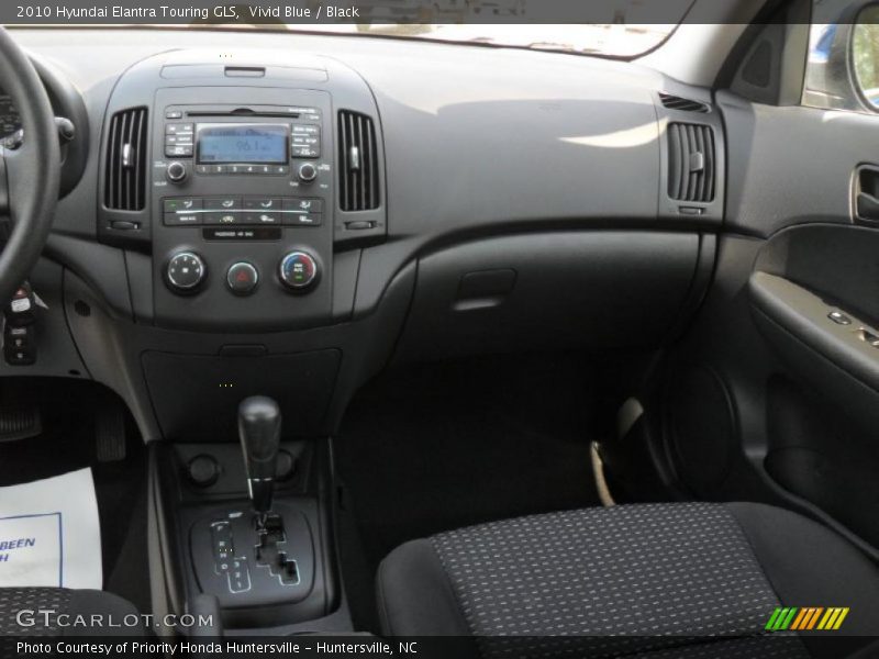 Vivid Blue / Black 2010 Hyundai Elantra Touring GLS