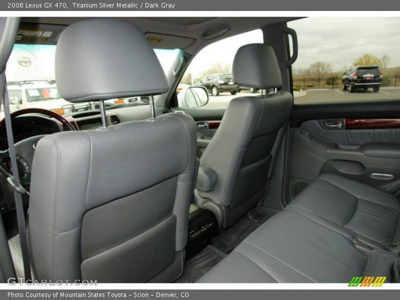 Titanium Silver Metallic / Dark Gray 2008 Lexus GX 470