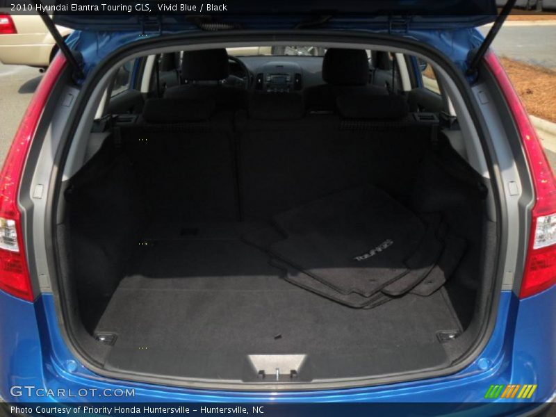 Vivid Blue / Black 2010 Hyundai Elantra Touring GLS