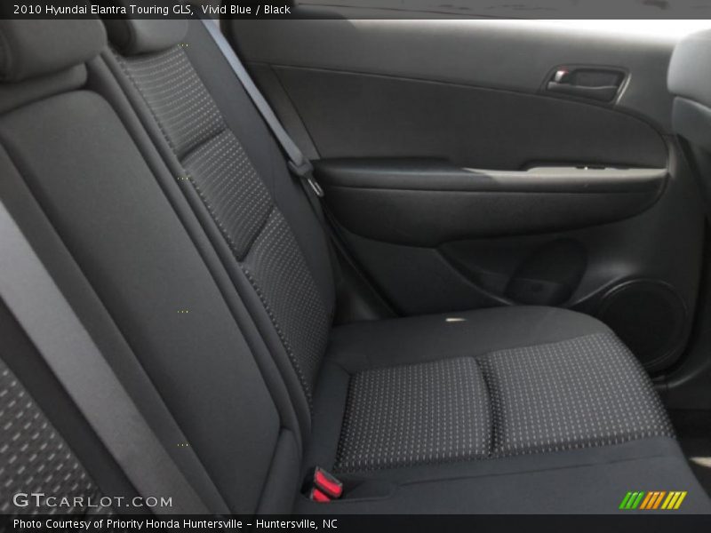 Vivid Blue / Black 2010 Hyundai Elantra Touring GLS