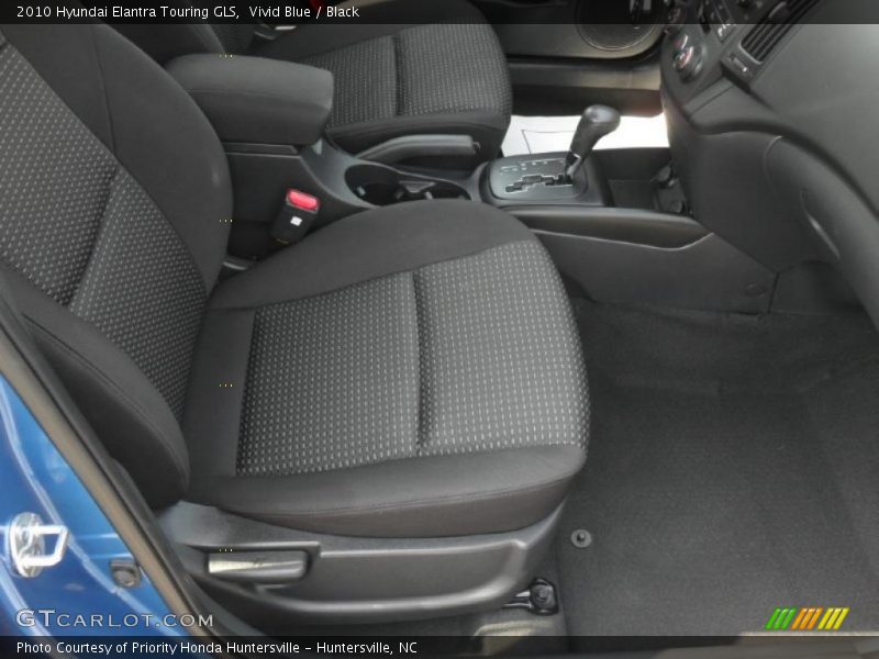 Vivid Blue / Black 2010 Hyundai Elantra Touring GLS