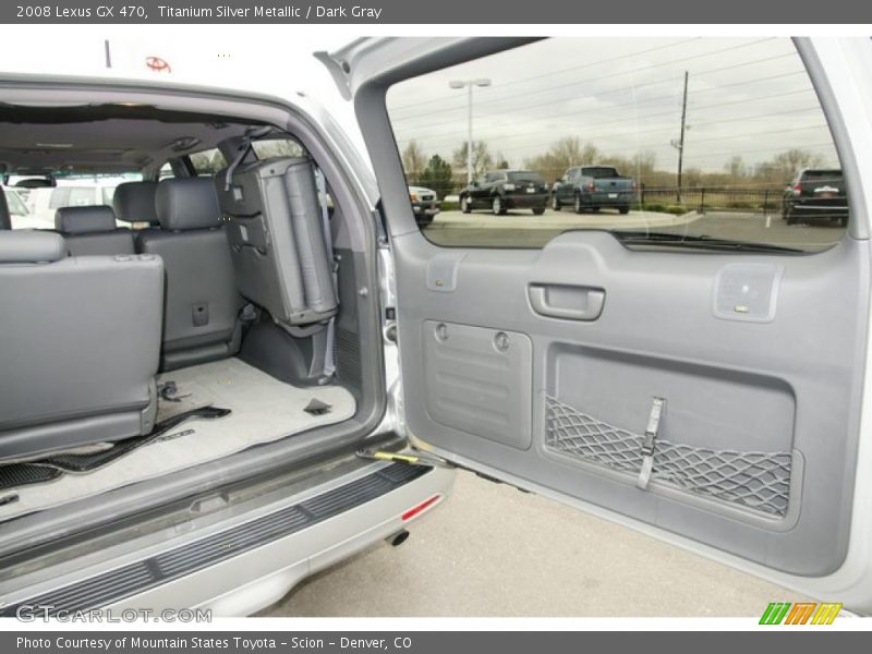 Titanium Silver Metallic / Dark Gray 2008 Lexus GX 470