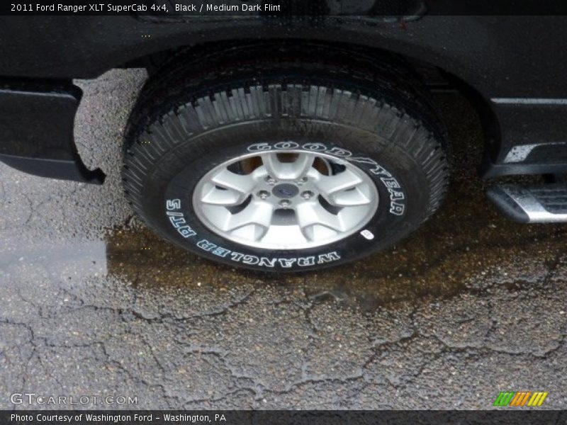 Black / Medium Dark Flint 2011 Ford Ranger XLT SuperCab 4x4