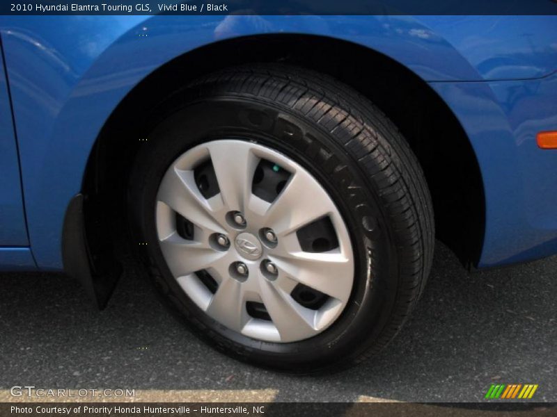 Vivid Blue / Black 2010 Hyundai Elantra Touring GLS
