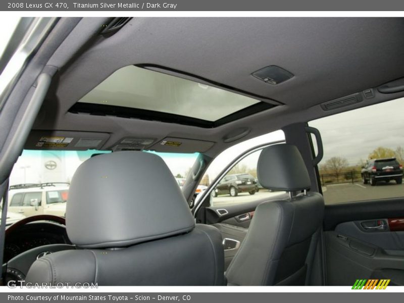 Titanium Silver Metallic / Dark Gray 2008 Lexus GX 470