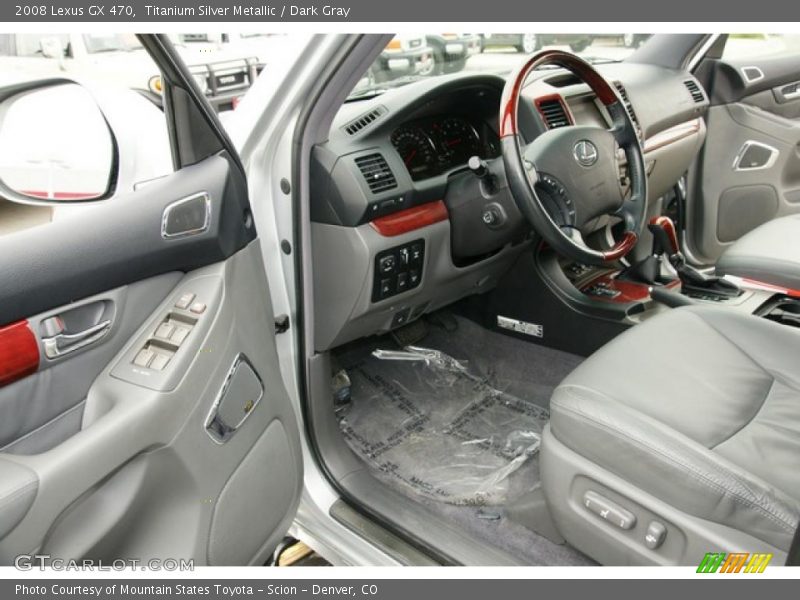 Titanium Silver Metallic / Dark Gray 2008 Lexus GX 470