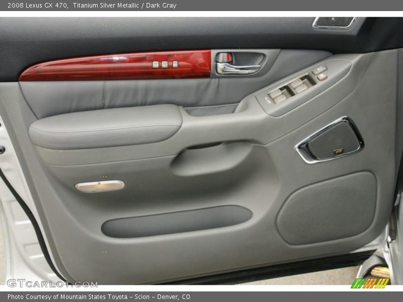 Titanium Silver Metallic / Dark Gray 2008 Lexus GX 470