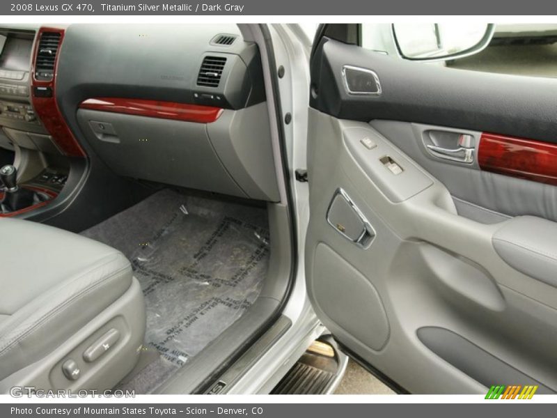 Titanium Silver Metallic / Dark Gray 2008 Lexus GX 470
