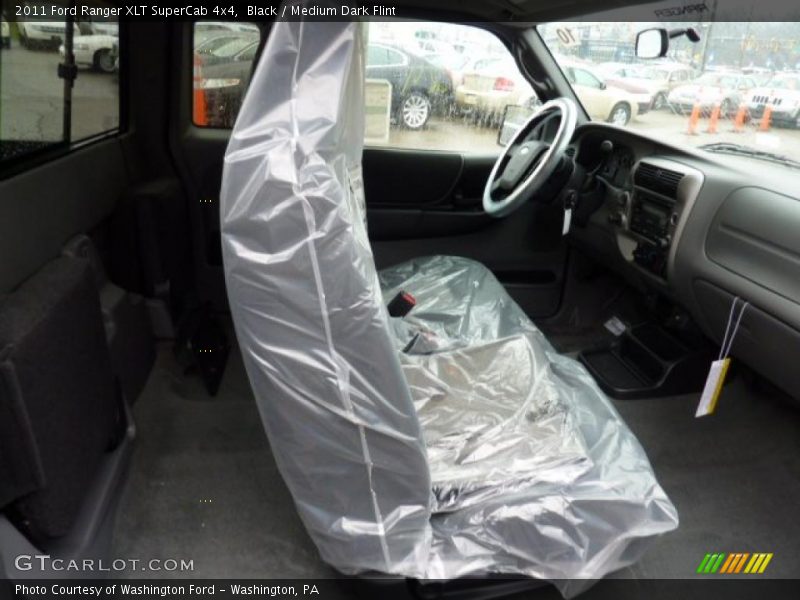 Black / Medium Dark Flint 2011 Ford Ranger XLT SuperCab 4x4