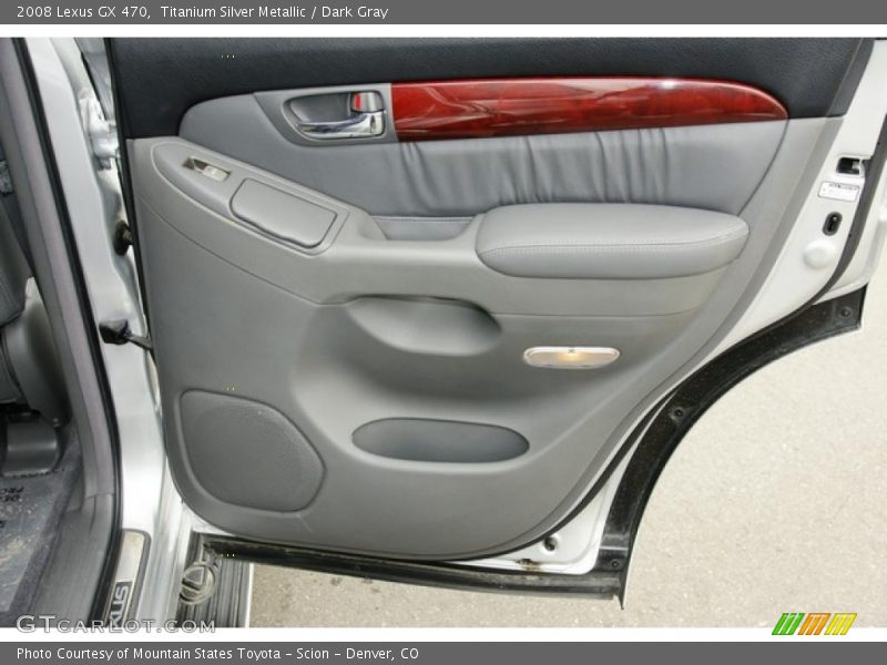 Titanium Silver Metallic / Dark Gray 2008 Lexus GX 470