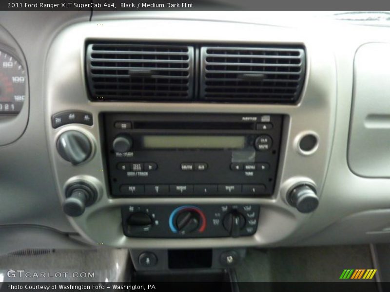 Black / Medium Dark Flint 2011 Ford Ranger XLT SuperCab 4x4