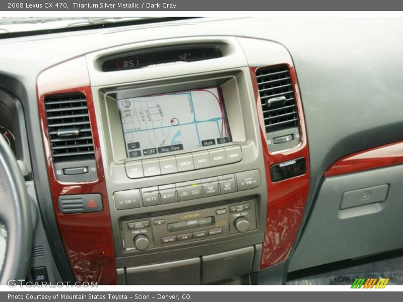Titanium Silver Metallic / Dark Gray 2008 Lexus GX 470