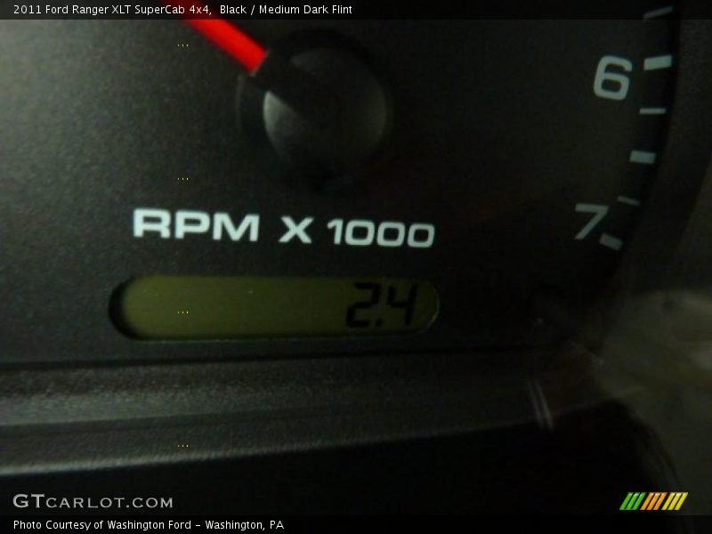 Black / Medium Dark Flint 2011 Ford Ranger XLT SuperCab 4x4