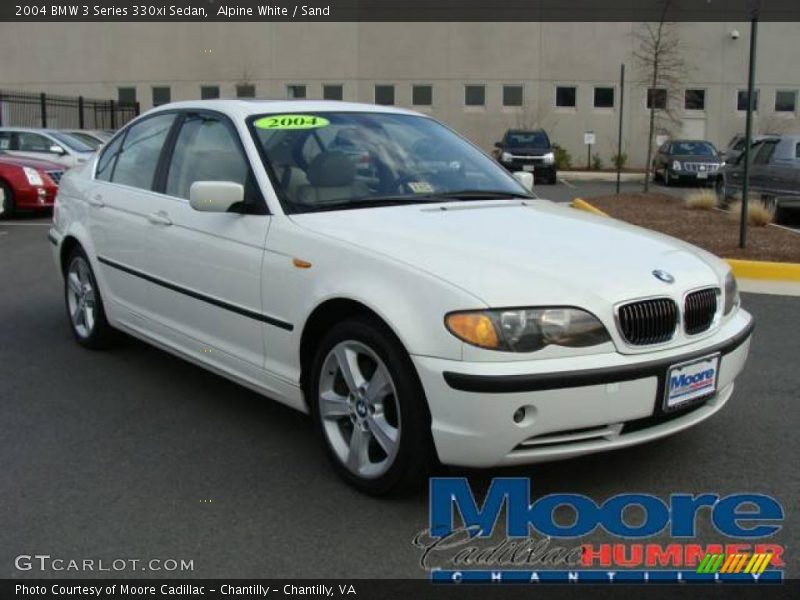 Alpine White / Sand 2004 BMW 3 Series 330xi Sedan