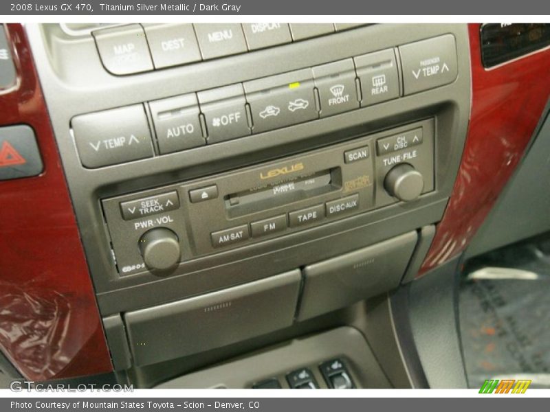 Titanium Silver Metallic / Dark Gray 2008 Lexus GX 470