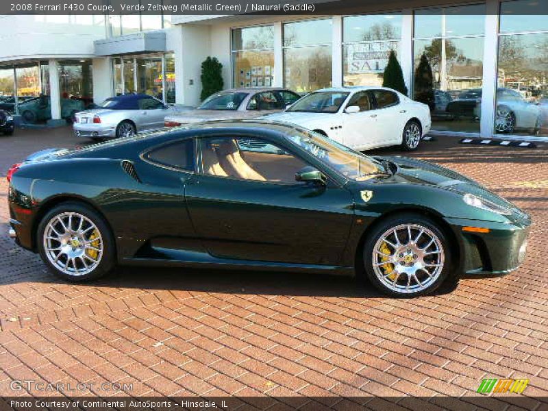 Verde Zeltweg (Metallic Green) / Natural (Saddle) 2008 Ferrari F430 Coupe