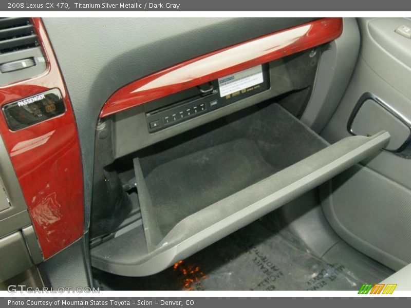 Titanium Silver Metallic / Dark Gray 2008 Lexus GX 470